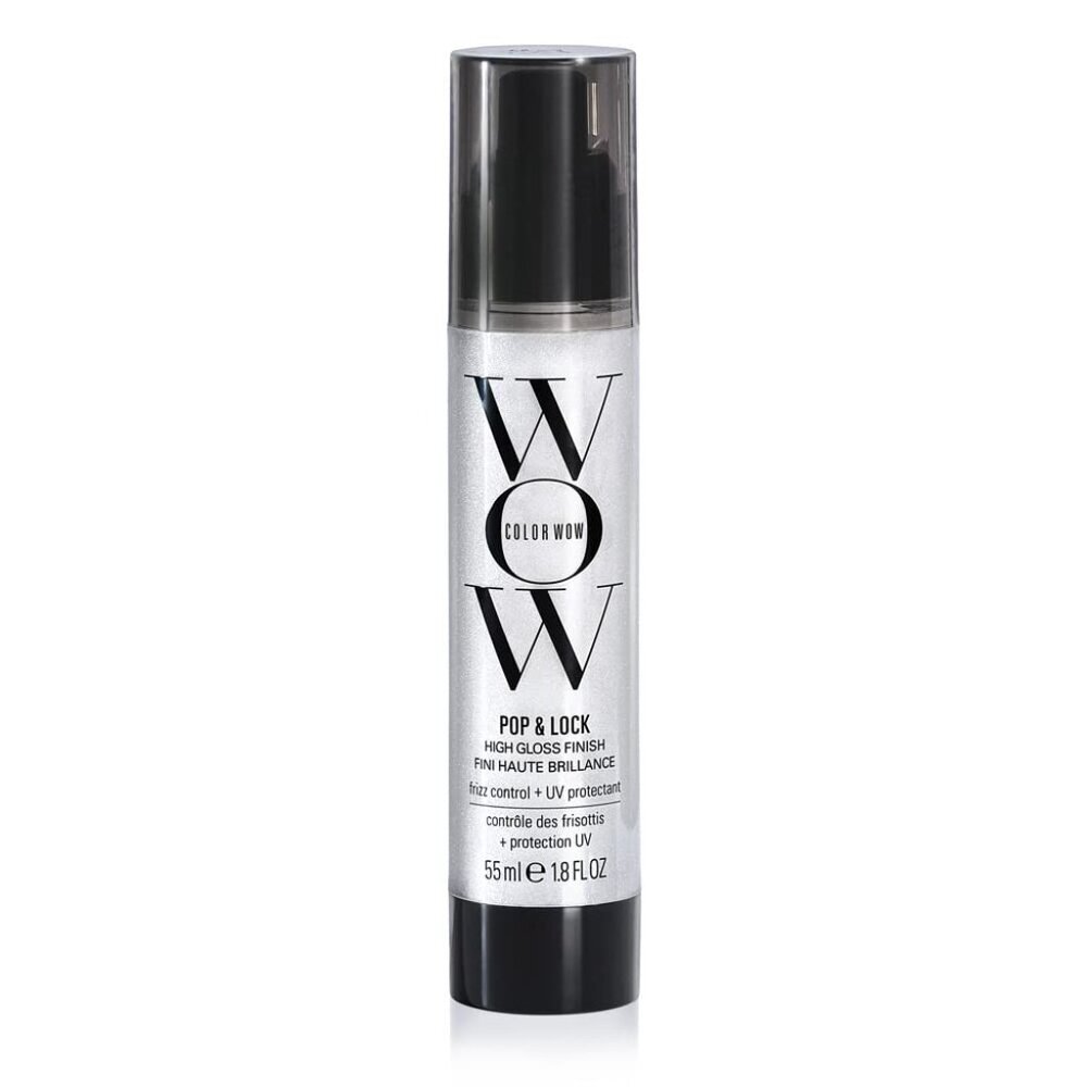 COLOR WOW Pop + Lock High Gloss Finish – Frizz Control Serum | Prevent Color Fad
